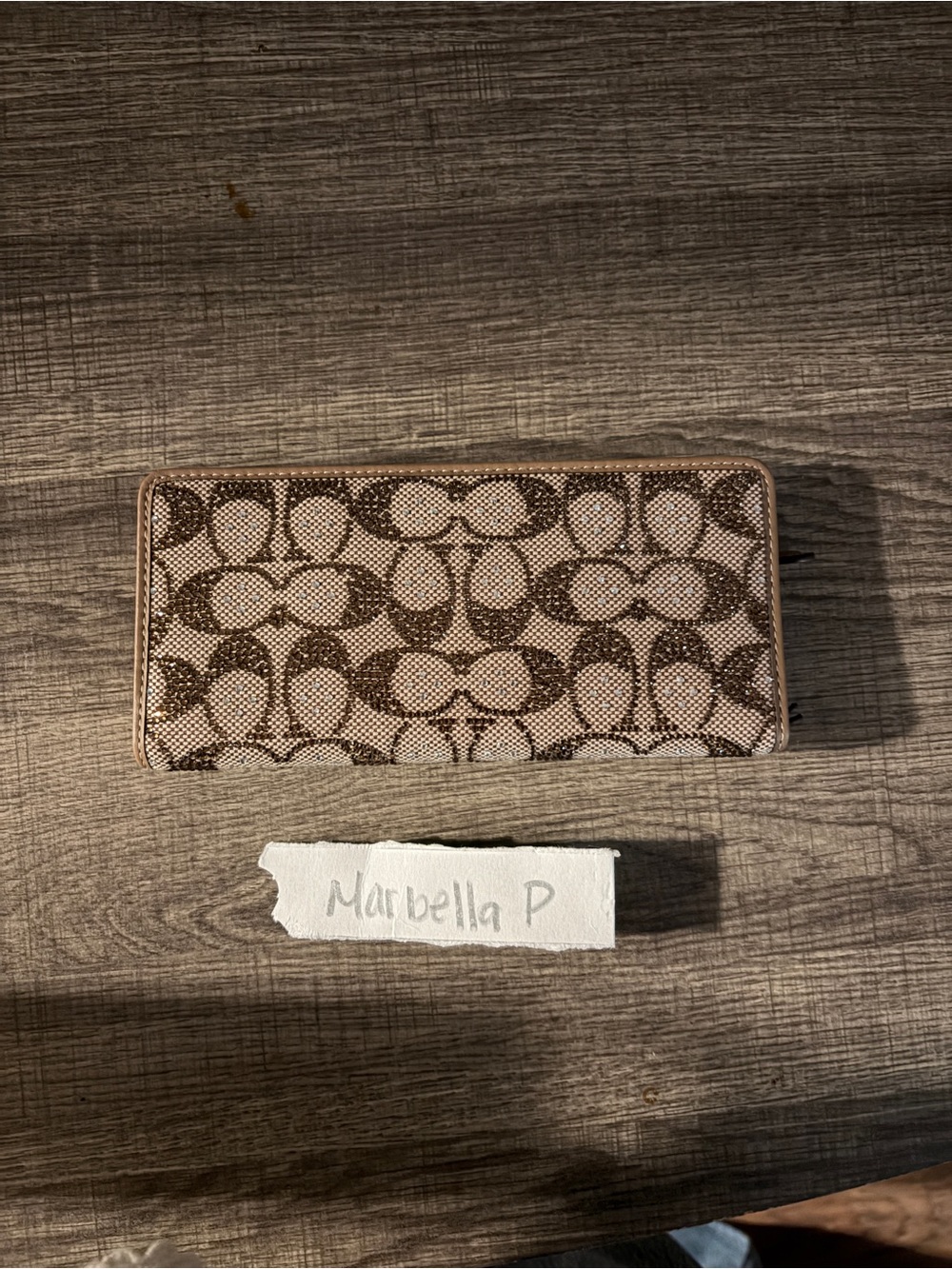 Crystal Signature Jacquard Essential Slim Wallet